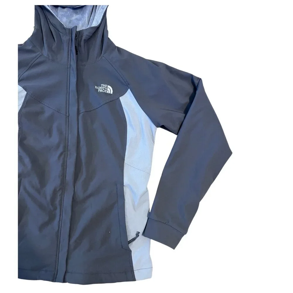 The North Face Gray Fleece Lined Jacket Size M - Picture 2 of 5